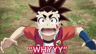 Beyblade burst characters react to their deaths