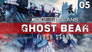 Surviving the Assault - MechWarrior 5: Clans - Ghost Bear Flash Storm DLC #5 (PC Gameplay Steam)