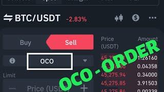 Binance Spot Trading | OCO Order Tutorial | Stop Loss & Take Profit