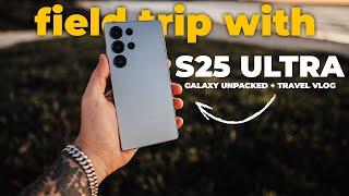 Galaxy Unpacked | Using the Samsung Galaxy S25 Ultra for the FIRST TIME!