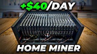 Making $40 A DAY With A Cellphone Crypto Home Miner