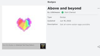 how to get above and beyond badge (real)!,!1,!!1