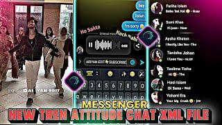 New Attitude Chat Xml File || Attitude Boy's Xml File️|| New Trending Song XmlAligmotion Xml File