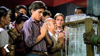 Daniel Breaks Ice Blocks Scene - The Karate Kid Part 2 (1986)