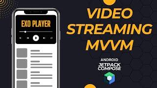 Mvvm Video Streaming App in Android Jetpack Compose.