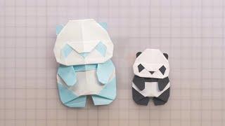 How to make Easy Origami Paper Panda | Origami Tutorial Panda