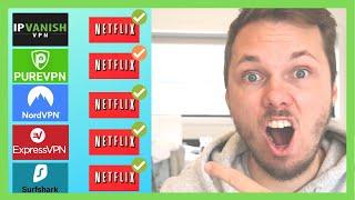 TOP 5 BEST VPN's FOR NETFLIX  LIVE TESTS WITH NORD, EXPRESS & MORE!