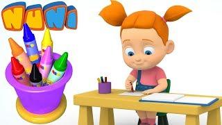 NuNi Art | Puppy drawing and more for kids | coloring videos