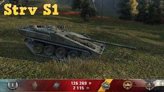 Классный настрел на новой прем ПТ Strv S1(HD Клиент World of Tanks)