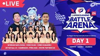 LIVE - LAPAKGAMING BATTLE ARENA 2024 | DAY 1