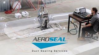 Aeroseal Duct Sealing Demo at Clean-Air HQ