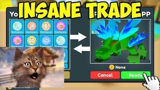 Insane Trade For Ocean World Secret Pet in Roblox Clicker Simulator