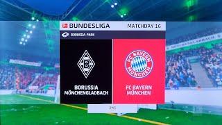 FC 25 FC BAYERN MUNCHEN VS BORUSSIA MONCHENGLADBACH BUNDESLIGA MATCHDAY 16 4K HDR GAMEPLAY