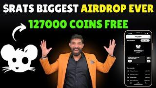 Rats Kingdom Biggest Airdrop | Rats Kingdom Mining Bot | Rats Kingdom 127000 Coins Free