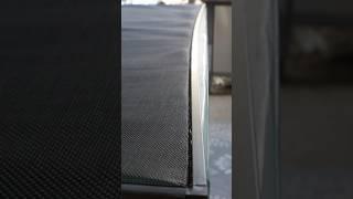 Quick door screen replacement without bowing