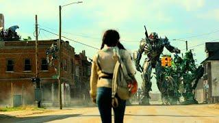 Autobots vs Decepticons - The Town Battle Scene | Transformers: The Last Knight (2017) Movie Clip