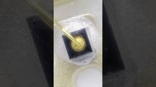 Tiny SMD LED in a broken electric toothbrush under a #microscope #macrophotography#wigglestereoscopy