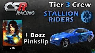 CSR Racing | Tier 3 Crew Battle - Stallion Riders + Boss Pinkslip - Alieda's BMW M3