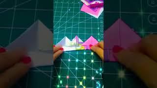 Easy origami crown step by step instructions by bushrazorigami