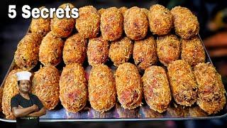 5 सीक्रेट के साथ एक बार ये Veg Cutlet बनायेंगे तो महमाम बहाना बनाकर घर आयेंगे | Veg Cutlet Recipe