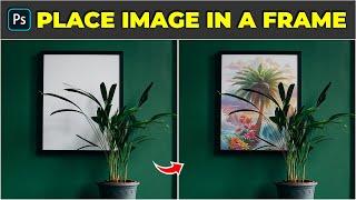 How to Put a Photo in a Frame - Photoshop Tutorial