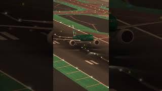 Cathay Pacific 777 takeoff from SAN #worldofairports #shorts