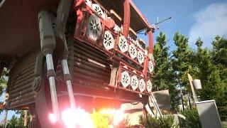 Granny Zina Arrives In Flying Hut - Atomic Heart