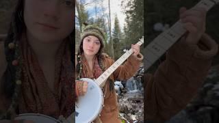 Playing Cripple Creek for a beautiful creek  #clawhammerbanjo #clawhammer #oldtime #bluegrass