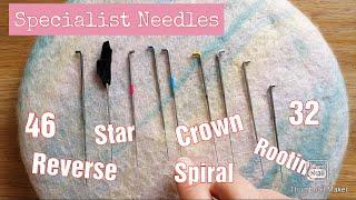 SPECIALIST NEEDLE FELTING NEEDLES | When To Use Them | HOW TO GET A SUPER SMOOTH FINISH