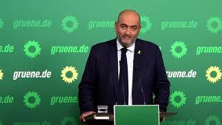 Pressekonferenz mit Omid Nouripour am 07.10.2024