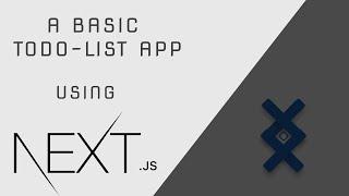 A basic TODO-List App | Next JS