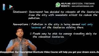 Confused while finding assumptions? Try our negation technique!! Learn the ANC way...