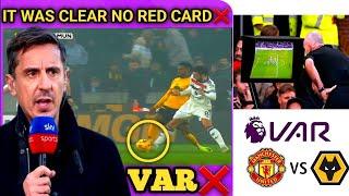 BREAKING Premier League release VAR statement during Man Utd vs Wolves after Fernandes red card!