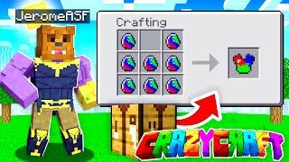 Crafting TRIO Armor In Minecraft Crazy Craft