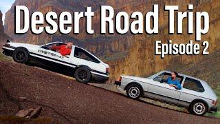 Escaping a Flash Flood in our Toyota AE86 and GTI // Road to Enlightenment Ep.2