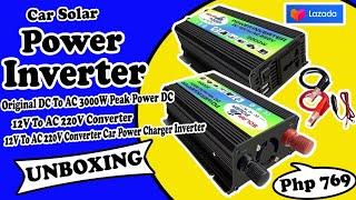 Car Solar Power Inverter 12V To 220V Original DC To AC 3000W Peak Power DC 12V To AC 220V