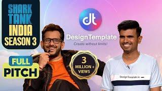 Office Boy to Founder -‘Design Template’ को Aman का 1 Cr का Offer | Shark Tank India S3 | Full Pitch