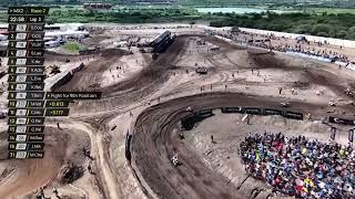 Oliver on the ground while in second in MX2 Race 2 #MXGPArgentina