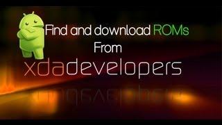 How to find and download ROM from xda-developers