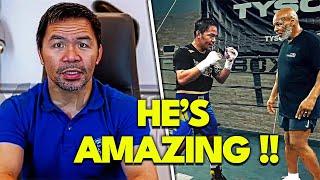 Manny Pacquiao's FIRST WORDS After Training With MIKE TYSON