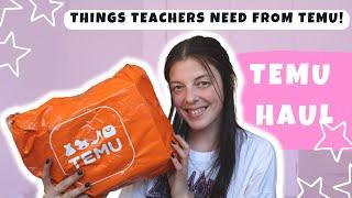 TEMU HAUL | Things teachers need from TEMU! | Australian Teacher