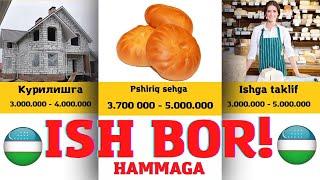 Sara Ishlar | Bosh Ish Orinlari | Ish Bor | Ishga marhamat | Ish Kerak