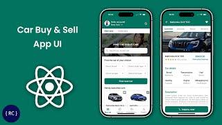 Online Car Buy & Sell App UI in React Native (Expo) | CarHub