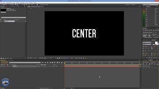 After Effects Tutorial: How to Align Text (Horizontally & Vertically)