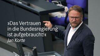 Jan Korte, DIE LINKE: Das Vertrauen in die Bundesregierung ist aufgebraucht