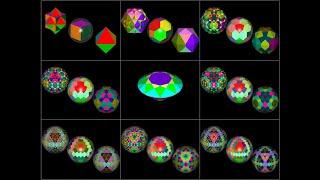 compound of Octahedral Goldberg polyhedron(O 0, n) and dual