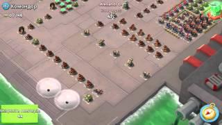 Boom Beach. Глубокий порез. Командор. 2 атаки