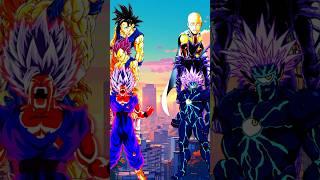 Goku Vegeta & Gohan vs Saitama Garou & Boros