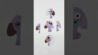 Sprunki OC Ester Phase 4 Wonderful New Paper Crafts Idea #ytshorts #trending #art