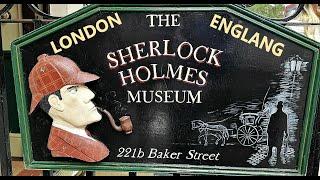 England, London. The Sherlock Holmes, Dr Watson and Mrs Wudson  apartments on Baker Street / museum